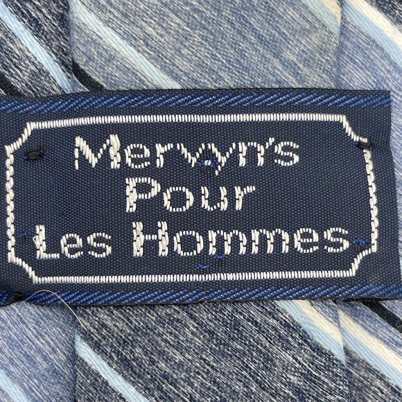 Michael Kors Lands End Silk Neckties Lot of 3 / 1 Bow Tie Striped Blue Orange - Picture 7 of 16